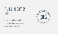 School Scholar Letter Badge Business Card Image Preview