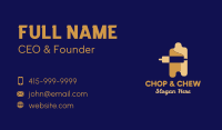 Rolling Pin Dough  Business Card Design