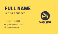 Yellow Mortar & Pestle Business Card Image Preview