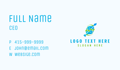 Cleaner Sanitation Janitorial Business Card Image Preview