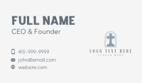 Christian Cross Church Business Card Image Preview