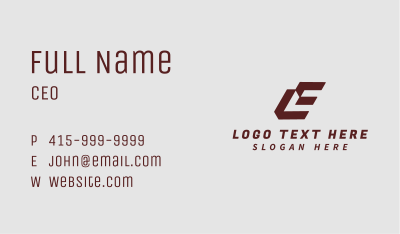 Express Logistics Freight Business Card Image Preview