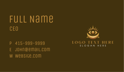 Moon Eye Horus Business Card Image Preview