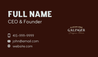 Luxury Apparel Wordmark Business Card Image Preview