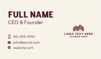 Home Exterior Roofing Business Card Design
