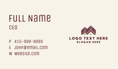 Home Exterior Roofing Business Card Image Preview