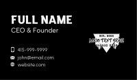 Triangle Graffiti Wordmark Business Card Image Preview