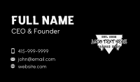 Triangle Graffiti Wordmark Business Card Preview