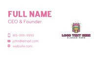 Colorful Bounce Castle  Business Card Image Preview