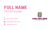 Colorful Bounce Castle  Business Card Design