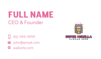 Colorful Bounce Castle  Business Card Design