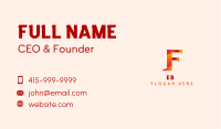 Generic Tech Letter F Business Card Image Preview