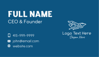 Minimalist Private Plane Business Card Image Preview
