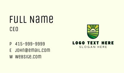 Home Agricultural Landscaping Business Card Image Preview