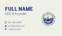 Mountain Forest Trek Business Card Preview