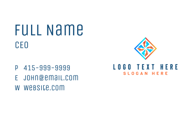 Ice Fire Circulation Business Card Image Preview