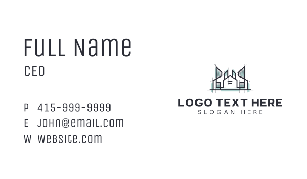 Home Builder Architect Business Card Design Image Preview