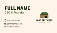 Stick Cottage House Business Card Image Preview