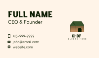 Stick Cottage House Business Card Image Preview