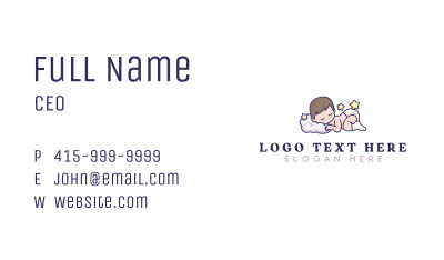 Sleeping Baby Dream Business Card Image Preview