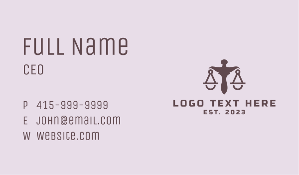 Judicial Law Firm Business Card Design Image Preview