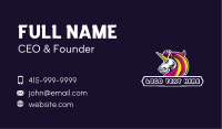 Unicorn Gaming Esport Business Card Image Preview