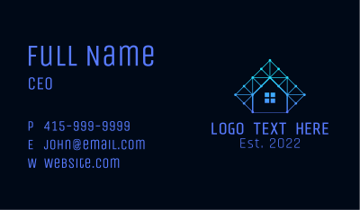 Cyber House Circuit  Business Card Image Preview