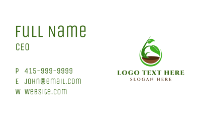 Nature Plant Environment Business Card Image Preview