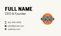 Hammer Roofing Contractor Business Card Design