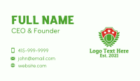 Tennis Ball Crest  Business Card Image Preview