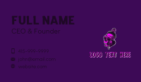 Purple Skull Spray Paint Business Card Preview