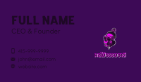 Purple Skull Spray Paint Business Card Image Preview