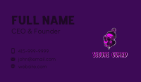 Purple Skull Spray Paint Business Card Image Preview