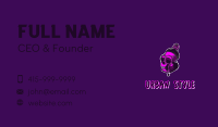 Purple Skull Spray Paint Business Card Image Preview