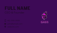 Purple Skull Spray Paint Business Card Image Preview