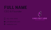 Purple Skull Spray Paint Business Card Preview