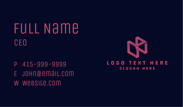 Cube Technology  Business Card Design Image Preview