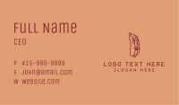 Red Hotdog Sandwich Business Card Image Preview