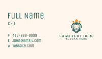 Crown Lion Head Business Card Image Preview