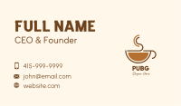 Espresso Coffee Cup Business Card Image Preview