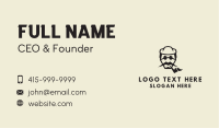 Hipster Cigar Man Business Card Image Preview