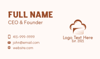 Chefs Hat Cake Business Card Image Preview