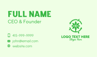 Green Plant Cycle Business Card Image Preview