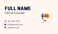 Crane City Construction Business Card Image Preview