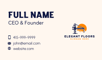 Crane City Construction Business Card Design