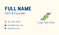 Cool Winged Kicks  Business Card Design