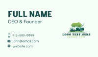 Mower Grass Cutter Business Card Preview