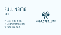 Scissor Bow Tie Tailor Business Card Image Preview