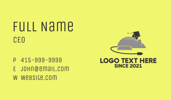 Computer Mouse Online  Business Card Design Image Preview