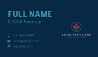 Heater Cooling HVAC Business Card Preview